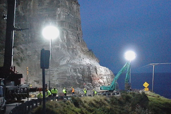 Lunar Lighting for Roadwork projects