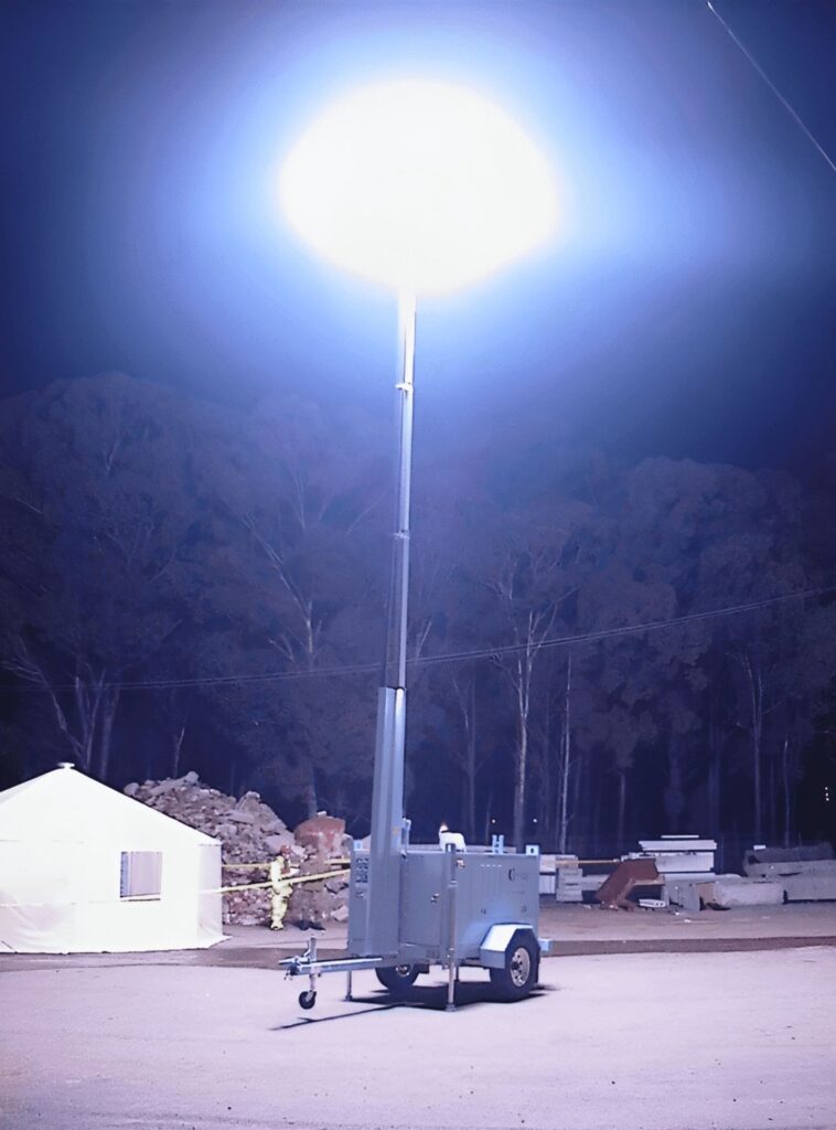 Mobile Circular Light Array Mobile Light Towers & Portable Lights | Lunar Lighting