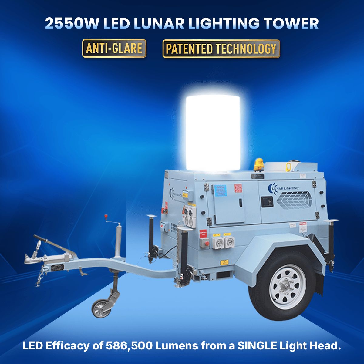 1710W LED Lunar Light tripod mounted